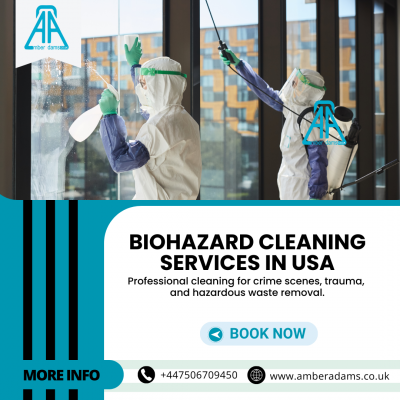 Get Biohazard Cleaning Services with Amber Adams in the USA: 