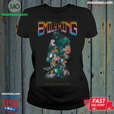 Official Emily King Rio Theatre Santa Cruz, CA June 1 2025 Tour Poster Shirt: 