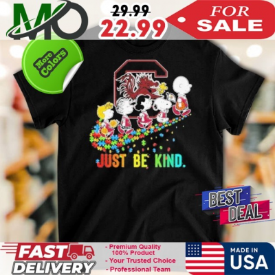 Official South Carolina Gamecocks Just Be Kind Logo Shirt: 