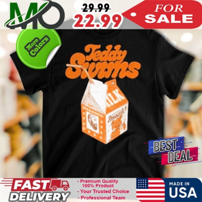 Official Teddy Swims Merch Store Teddy Swims Milk Carton Dateback Shirt: 