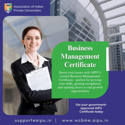AIPU Business Certificate – Approved by Government, Made for Your Growth: 