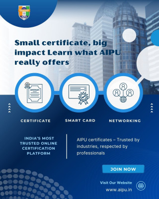 AIPU – One Small Certificate, Big Career Value: 