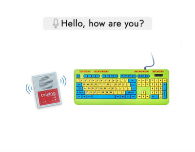 K-12 Talking Keyboard – Wired: 