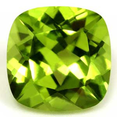 1.20 cts. Natural Peridot Cushion Shape - AAA Quality: 