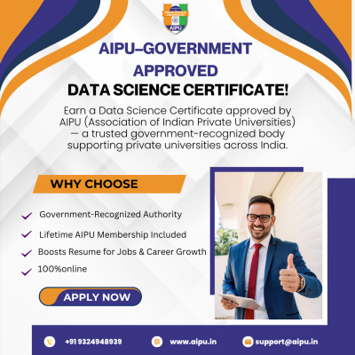 Get a Government Approved Data Science Certificate with AIPU – Start Your Career Strong!: 