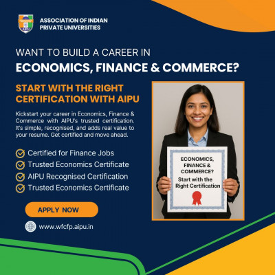 Want to Build a Career in Economics, Finance & Commerce? Start with the Right Certification With AIPU: 