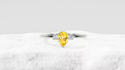 Yellow Sapphire Engagement Rings for a Unique Design: 