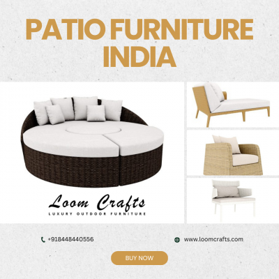 Stylish Patio Furniture India by Loom Crafts: 