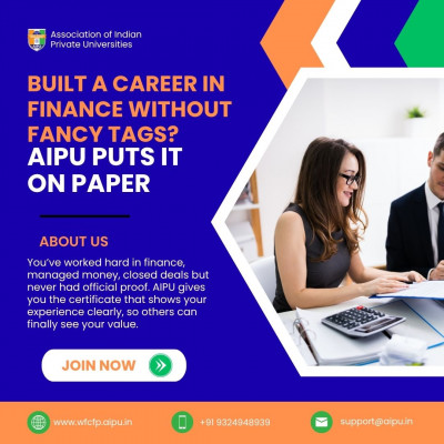 Built a Career in Finance Without Fancy Tags? AIPU Puts It on Paper: 