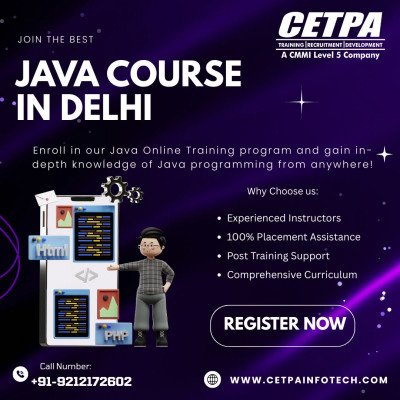 Java Course in Delhi: Learn Core to Advanced Java Programming: 