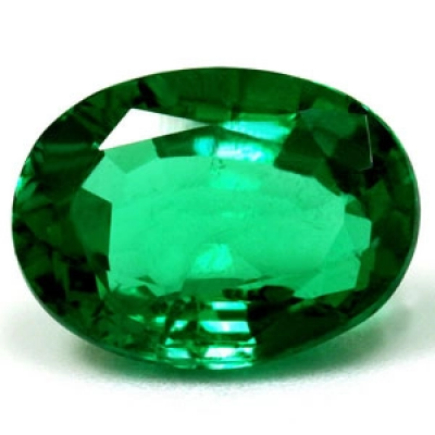 GIA 2.23 cts. Emerald Gemstone Oval, AAAA Quality: 