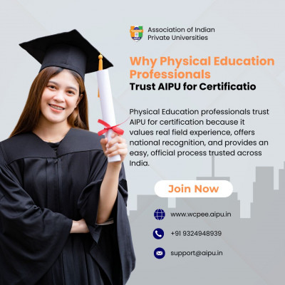 Why Physical Education Professionals Trust AIPU for Certification: 