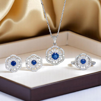 Blue Sapphire Accessories: From Necklaces to Anklets: 