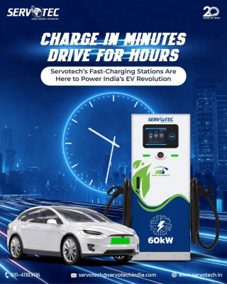 Servotech 60kW EV Fast Charger – Powering India’s EV Revolution with Rapid Charging Solutions: 