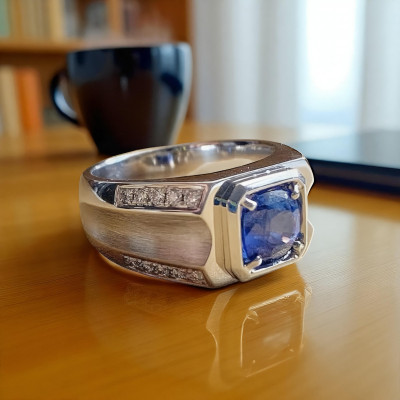 Gemstone Rings for Modern Grooms: 