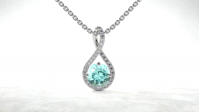 Shop Aquamarine Necklace Online for Modern Fashion: 