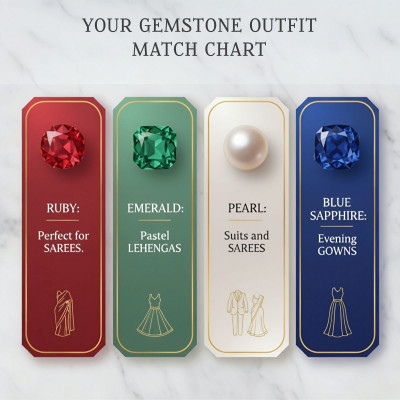 How to Pair Gemstone Jewelry with Indian Outfits: 