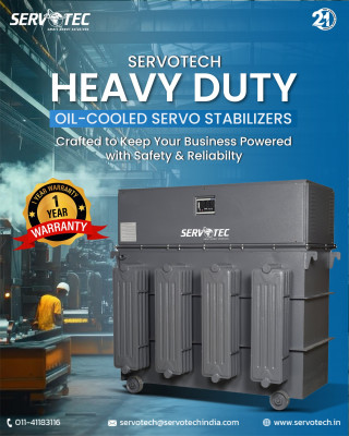 Servotech Oil-Cooled Servo Stabilizer: 
