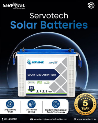 Servotech Solar Batteries: 