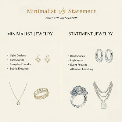 Minimalist vs Statement: Choose Gemstone Jewelry Based on Your Personality: 