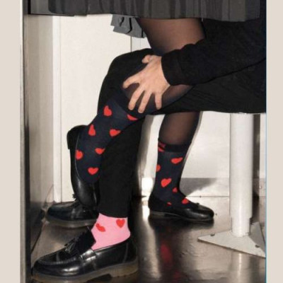 Love Theme Socks for Valentine’s Day Gifting: 