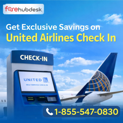 Call +1-855-547-0830 Get Exclusive Savings on United Airlines Check In: 