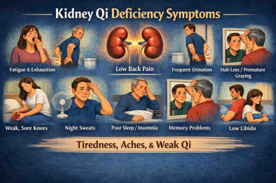 Kidney QI Deficiency Symptoms: 