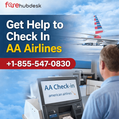 Call +1-855-547-0830 Get Help to Check In AA Airlines: 