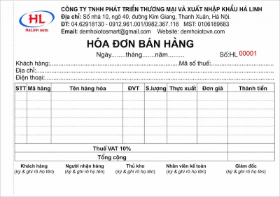 Tổng hợp mẫu hóa đơn bán lẻ vật liệu xây dựng chuyên nghiệp: 