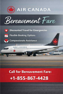Air Canada Bereavement Fare: 