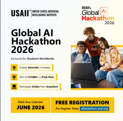 USAII's Global AI Hackathon 2026 is a fully virtual competition: 