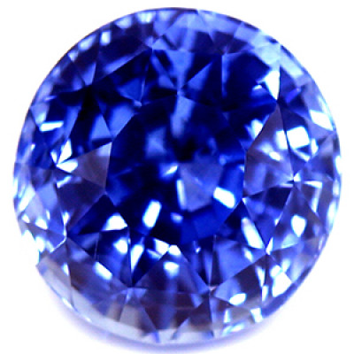 Vivid Blue Sapphire Natural Gemstones 2.14 cts GIA-Certified Round Gem: 