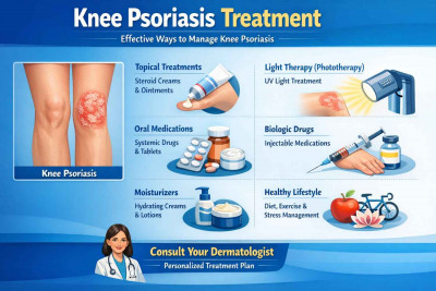Knee Psoriasis Treatment | MediLux Ayurveda USA & UK: 