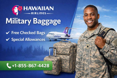 Hawaiian Airlines Military Baggage: 