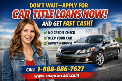 Need Cash Today? Get an Auto Title Loan in Prince George!: 