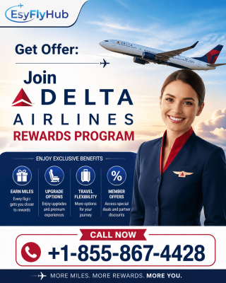 Call +1-855-867-4428 Get Offer: Join Delta Airlines Rewards Program: 