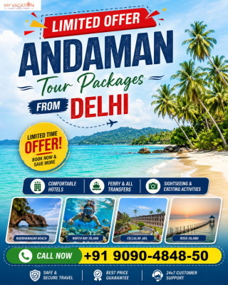 Limited Offer Andaman Tour Packages from Delhi +91 9090-4848-50: 
