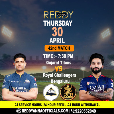 Reddy Anna ID – GT vs RCB IPL 2026 Live Commentary: 