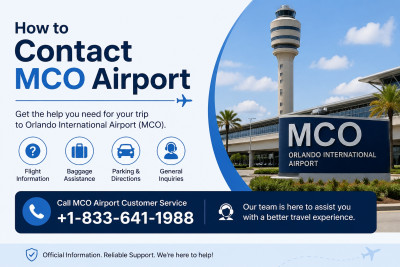 How to Contact MCO Airport? +1-833-641-1988: 