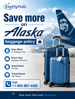 Save more on Alaska baggage policy Call +1-855-867-4428: 