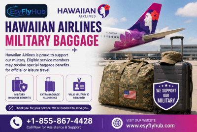 Hawaiian Airlines Military Baggage: 