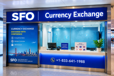 SFO Airport Currency Exchange +1-833-641-1988: 
