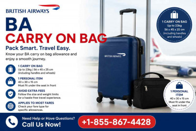 British Airways Cabin Baggage Allowance and Restrictions: 