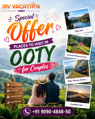 Special Offer Places to Visit in Ooty for Couples +91 9090-4848-50: 