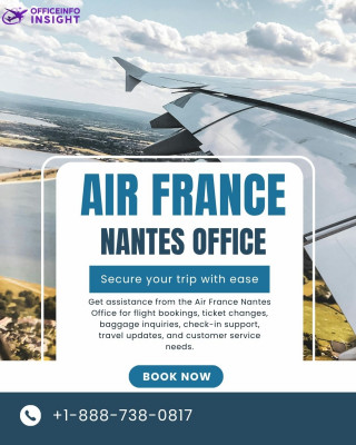 Air France Nantes Office +1-888-738-0817: 