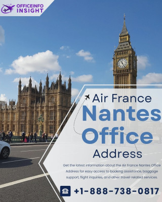 Air France Nantes Office Address +1-888-738-0817: 