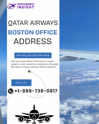 Qatar Airways Boston Office Address +1-888-738-0817: 