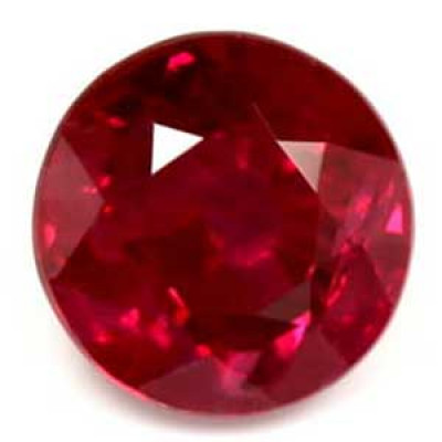 AAAA Quality Real Ruby Round Cut 1.12 cts: 