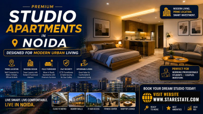 Discover Premium Studio Apartments In Noida At Prime Locations: 