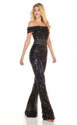 Lookbook fashion with cocktail dress, sequin jumpsuit outfits: 